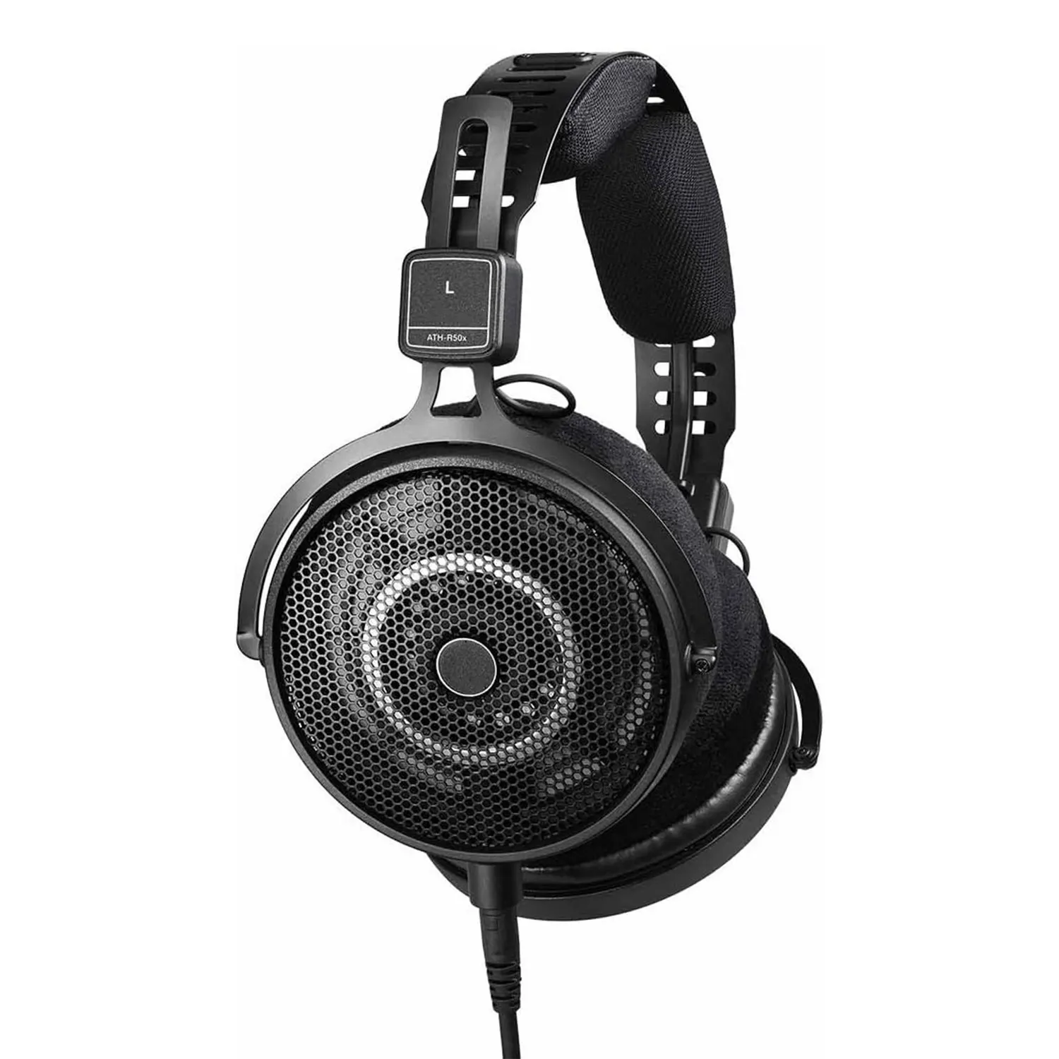 Casque de studio professionnel ATH-R50x à conception ouverte, supra-auriculaire, avec haut-parleurs de 45 mm, filaire, référence pour le mixage, le mastering et les podcasts