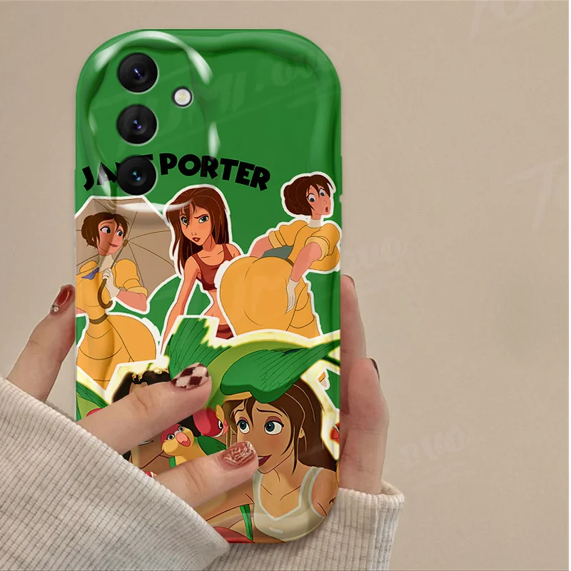 Disney Princess Wave Phone Case For Samsung Galaxy A53 A54 A34 A14 A24 A13 A23 A33 A73 A15 A05 A05S Clear Soft Silicone Cover image 4