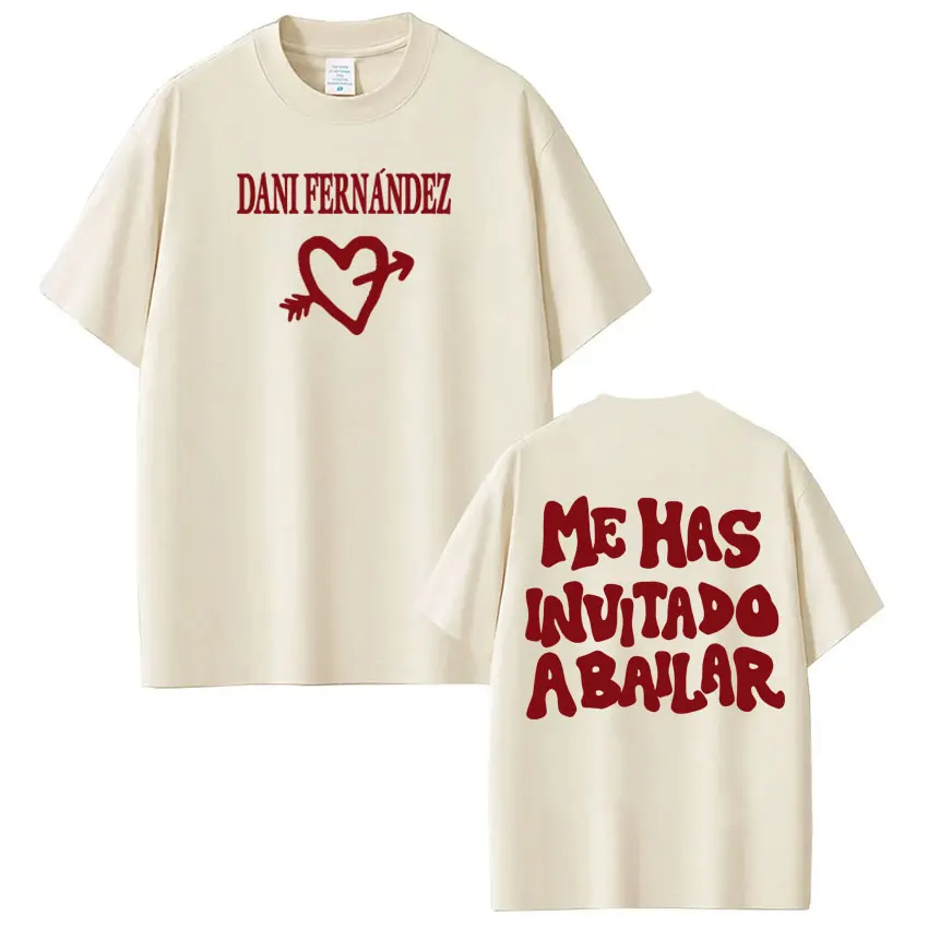 Rapper Dani Fernandez Fashion Graphics Tees Men Women High-quality T-shirts Summer Cotton Casual Oversized T-shirts Fan Gifts