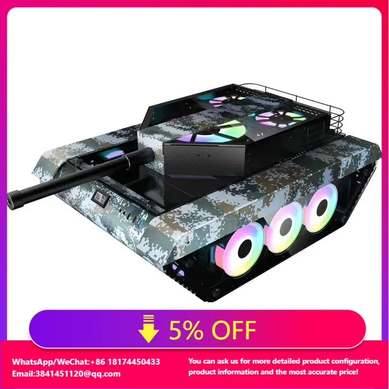 

Desktop Computer Gaming ITX Case ATX Computer Case Supports Tank Gaming PC AUDIO Plastic Cabinet 100% Original Plastic Hardware