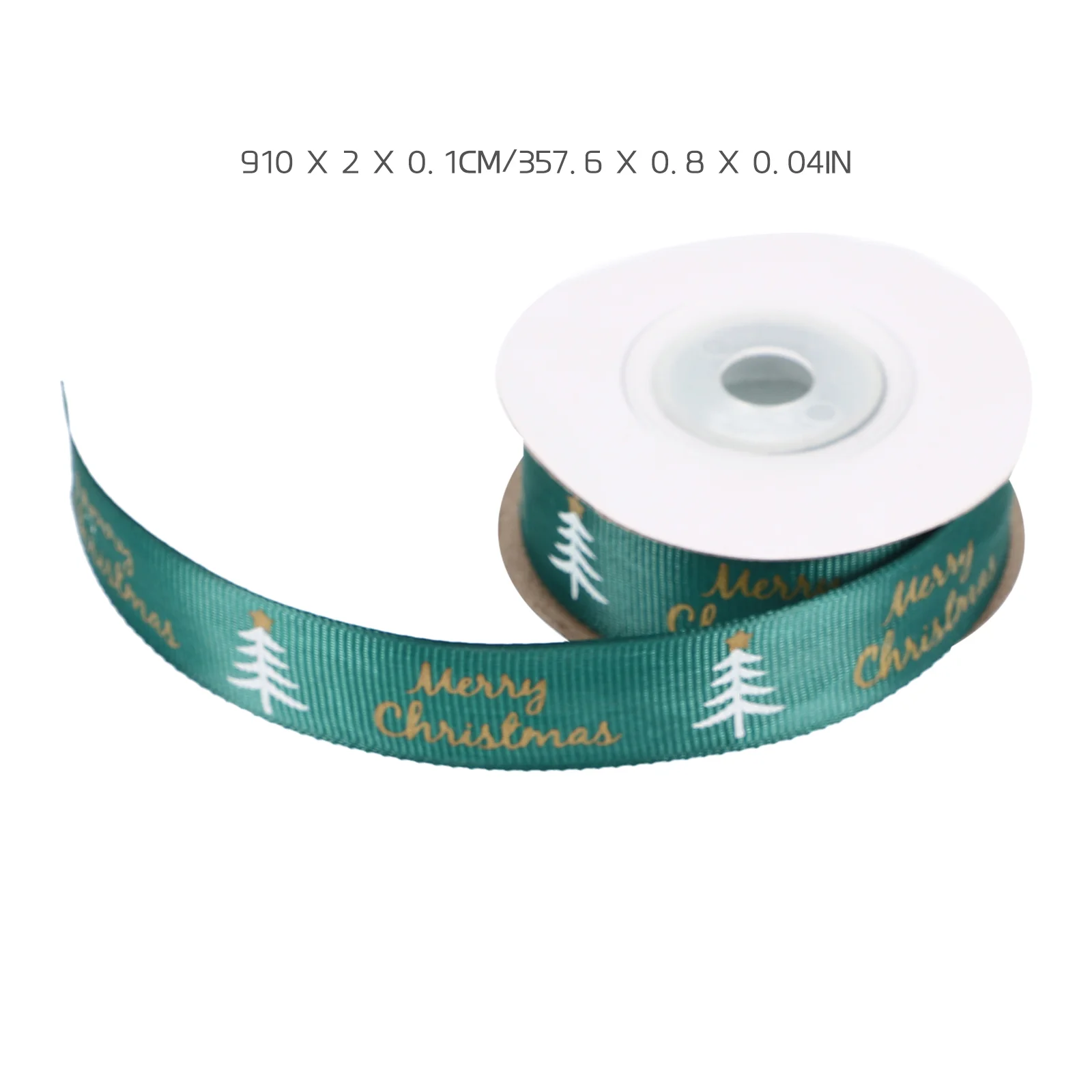 2 Rolls Gifts for Stocking Stuffers Christmas Printed Ribbon Party Favor Favors Printing Ribbons Wrapping Decor