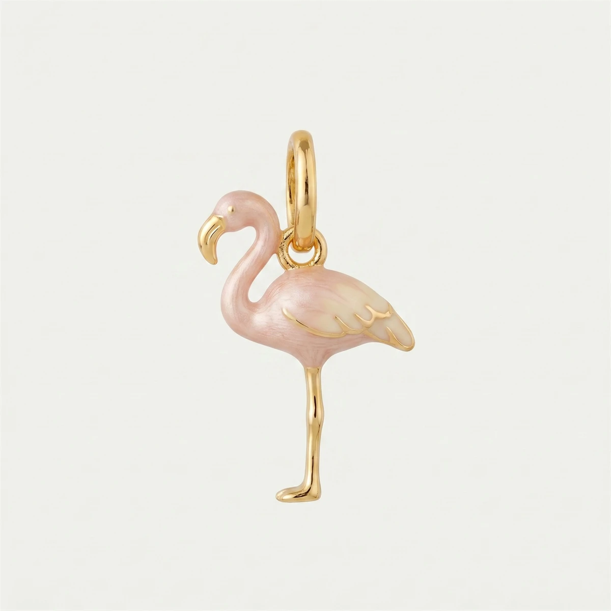 Edelstahl-Emaille-Vogelanhänger Flamingo Schwan Papagei Anhänger DIY Halskette Armband Schmuckherstellung Zubehör – Detail 8