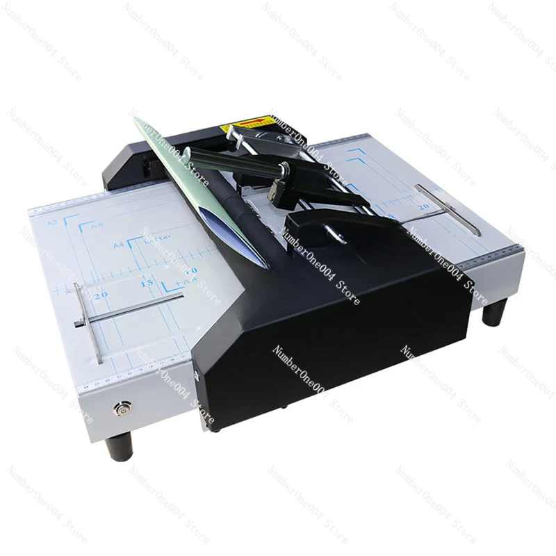 Paper Booklet Riding Saddle Stapler Binding Machine 220V Electric Stapler Folding Machine Creasing Machine Card Folding