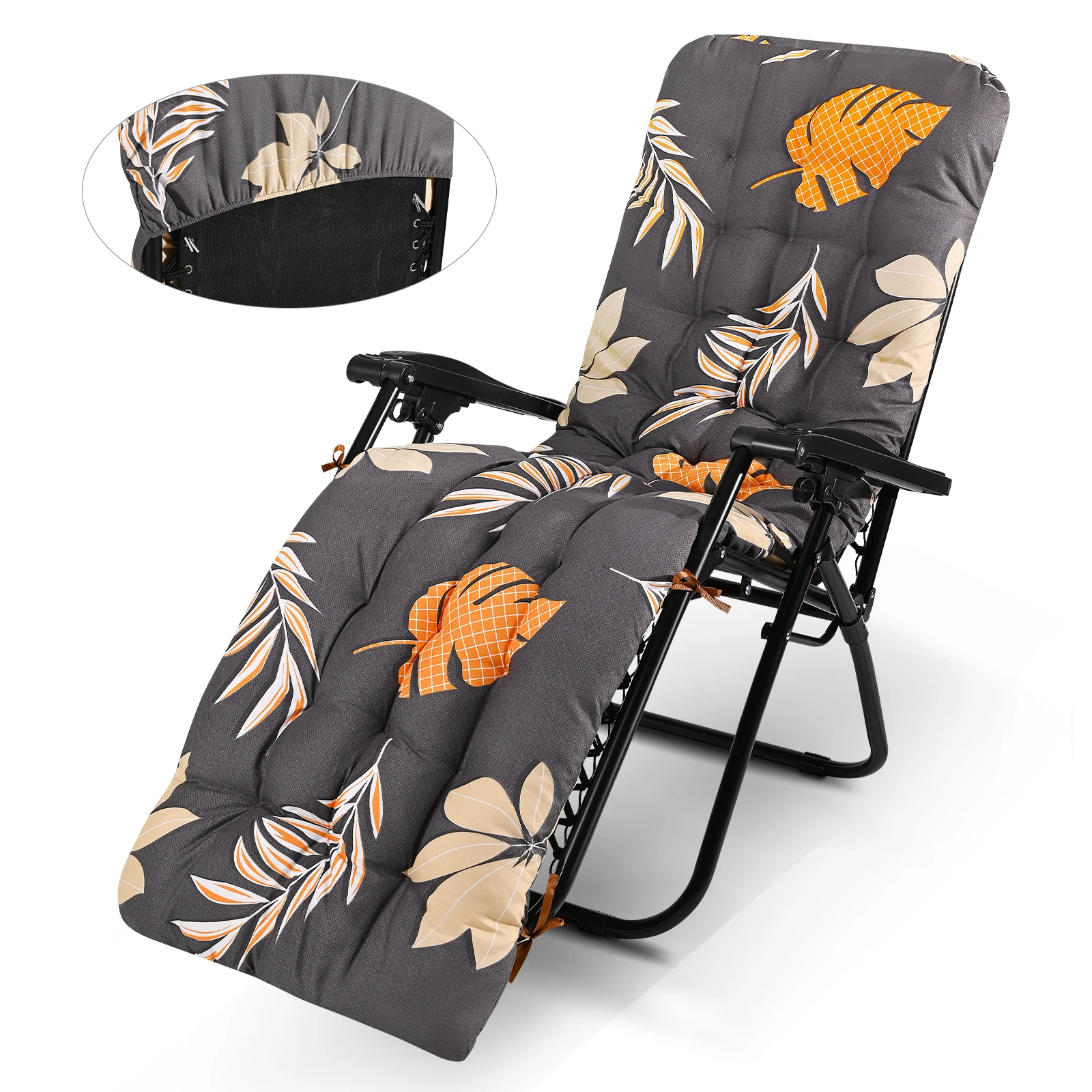 Cojín grueso para hamaca, silla de huevo, silla mecedora y columpio, con almohada de respaldo y cojín de asiento, para uso en exteriores