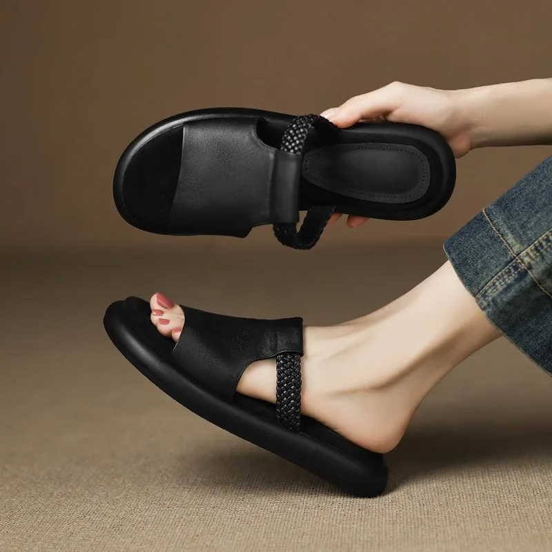 

Женские шлепанцы на платформе 2026: Элегантные, красивые и универсальные летние сандалии и шлепанцы премиум-класса