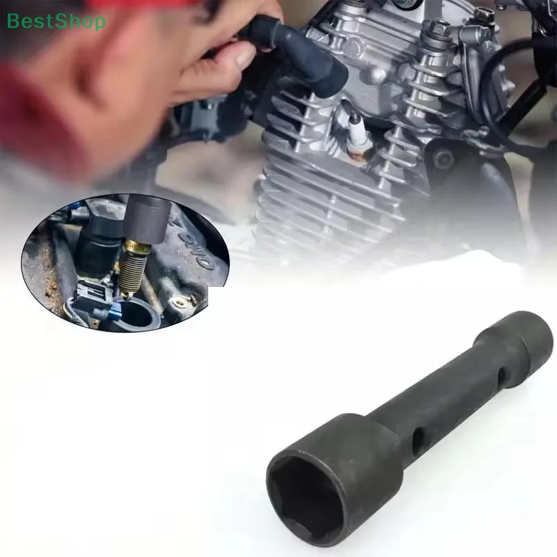 16-18mm Steel Ignition Spark Plug Socket Wrench Double Headed Socket Three Jaw Wrench Car Maintenance And Disassembly Tool