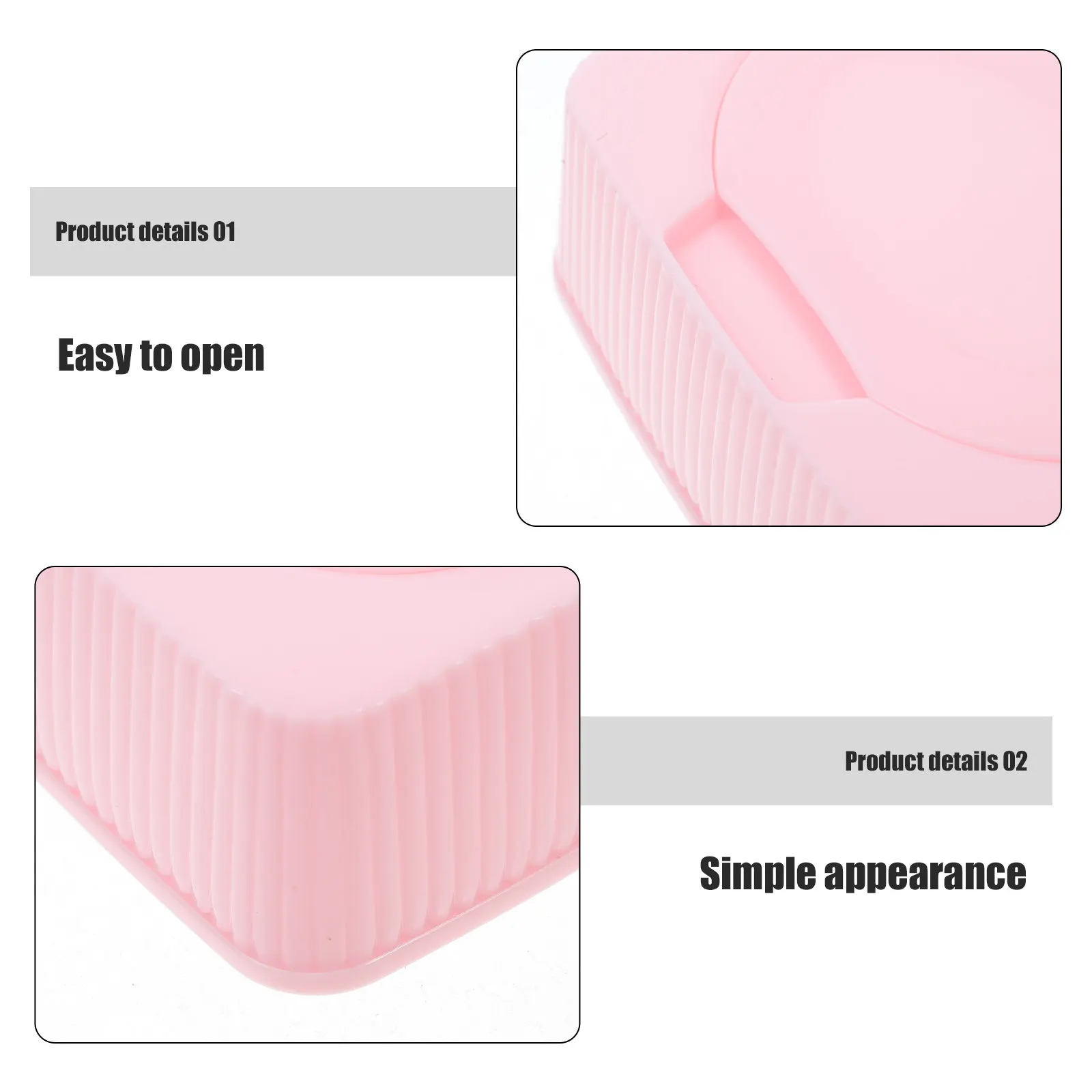 

Wet Tissue Box Baby Wipes Container Dustproof Wet Tissues Makeup Cotton Holder Baby Wipes Dispenser For Nursery Bathroom Travel