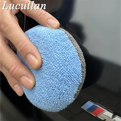 Lucullan Ergonomic Ceramic Coating Applicator Soft Microfiber With Plastic Barrier to Prevent Over Absorption