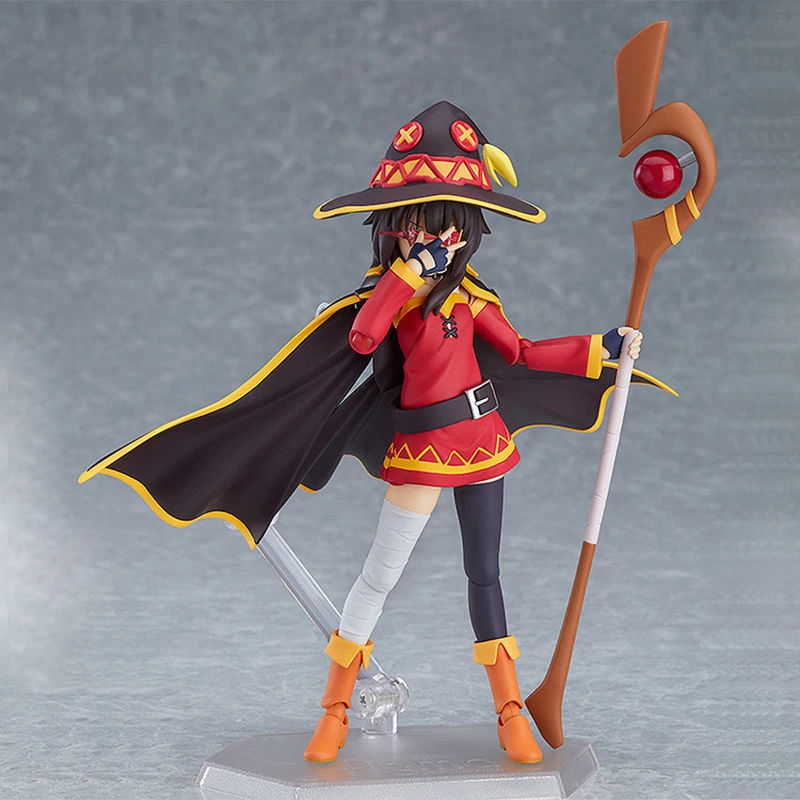 شخصية أنيمي FIGMA من FIGMA Megumin ، المصنع الأصلي ماكس ، نموذج قابل للتحصيل من كلوريد البولي فينيل ، دمى تمثال ، هدية مزخرفة ، متوفرة بالمخزون