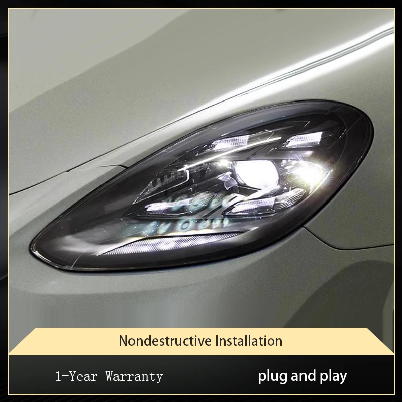 Auto Car Headlights LED Lamps For Porsche Panamera 2017-2023 Upgrade Style Front Lamp DRL Automotive Turn Signal Tools Accessory