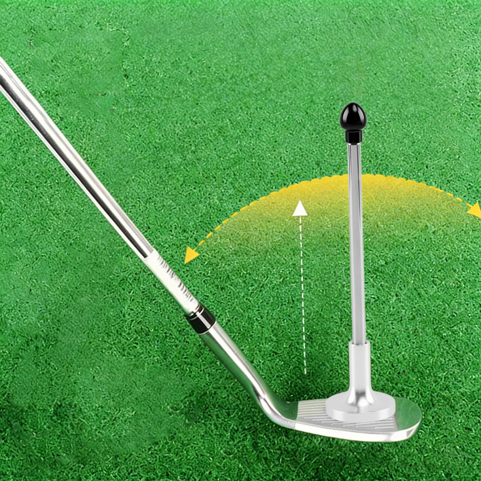 Picture 6: Golf Grip Trainer / Golf Alignment Rods Reusable Correct Hand Position Tool / Magnetic Chipping Golf Cutting Direction Indicator