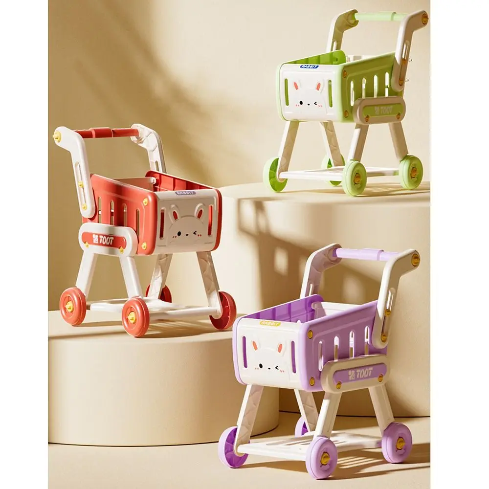 Meerkleurige winkelwagentje Speelgoedset Simulatie 32 stks / set Doe alsof winkelen Speeltoestel Speelgoed 1 Trolley 24 stks Fruit Kinderen Rollenspel Speelgoed