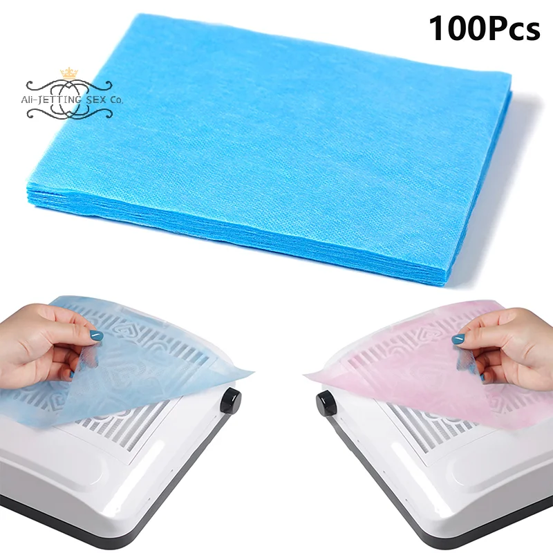 100pcs Nail Vacuum Clean Collector Filter Paper Dustproof Replace Nail Vacuum Clean Filter Paper Manicure Machine Dust Accessory