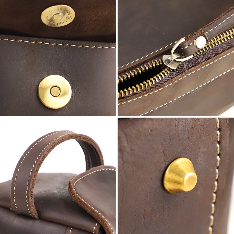 

Толстый кожаный клатч, мужская сумка для стирки, сумка для хранения, сумка для наборов туалетных принадлежностей из натуральной телячьей кожи, дневной клатч для макияжа