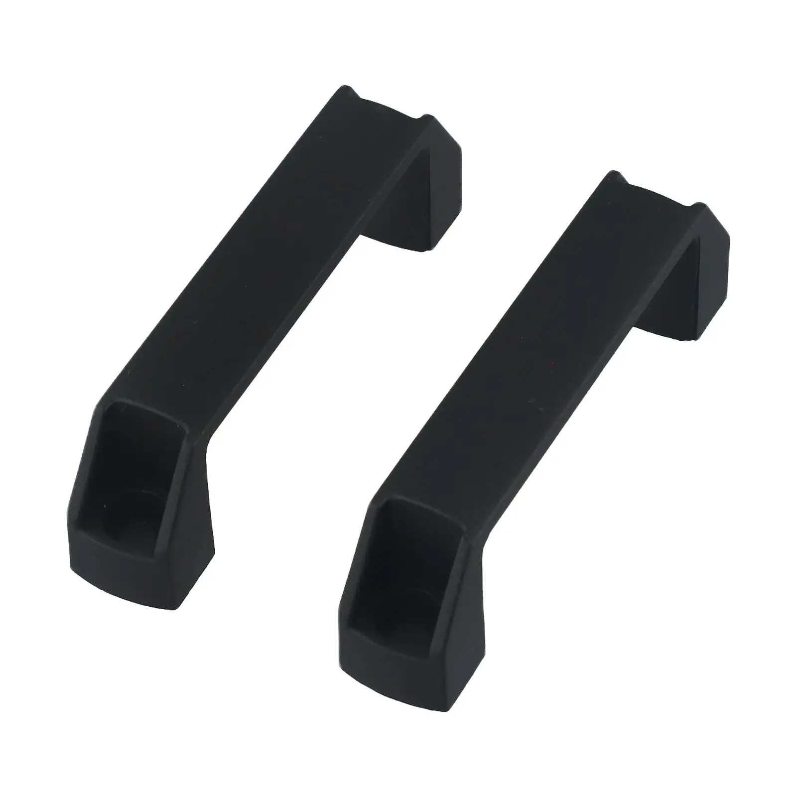 2pcs 두꺼운 나일론 캐비닛 도어 핸들 나일론 플라스틱 90mm 120mm 180mm 블랙 캐비닛 핸들 하드웨어 홈 개선