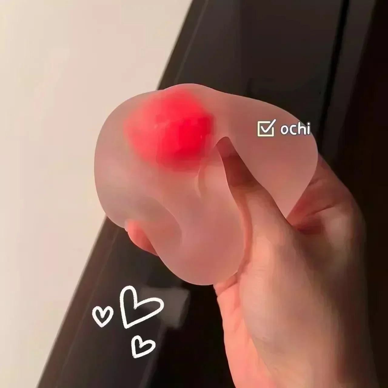 Squishy Strawberry Mochi Squeeze Toy Slow Rebound Stress Relief Fidget Toy Squishy Stress Relief Toy Relieve Stress Vent Anger