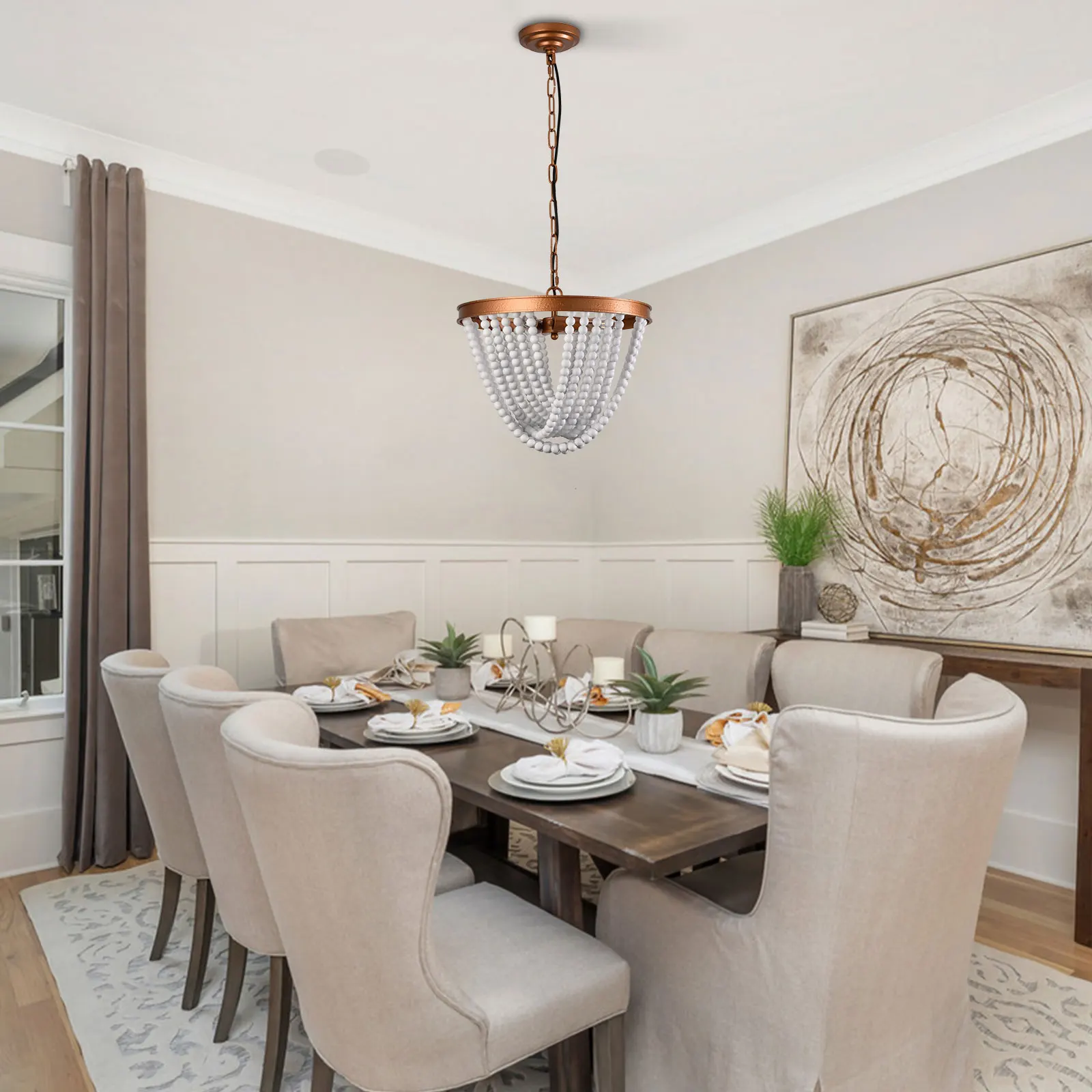 

Подвесной светильник, для гостиной, спальни, современный подвесной светильник, хрустальный подвесной светильник, длина цепи 150 см, без источника света E12 * 3