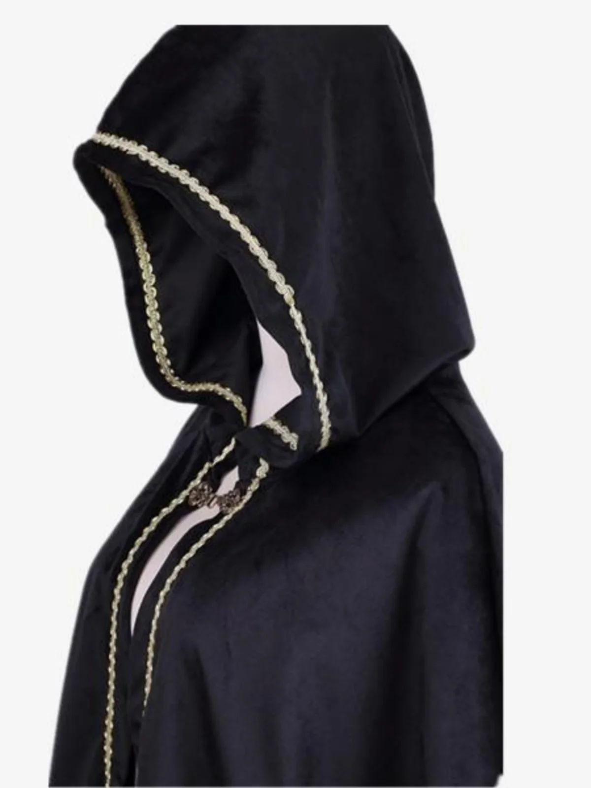 Renaissance à capuche ort cape assistant loween Victoria Sle femme ethnique Faion Polyester matériel saison d'automne