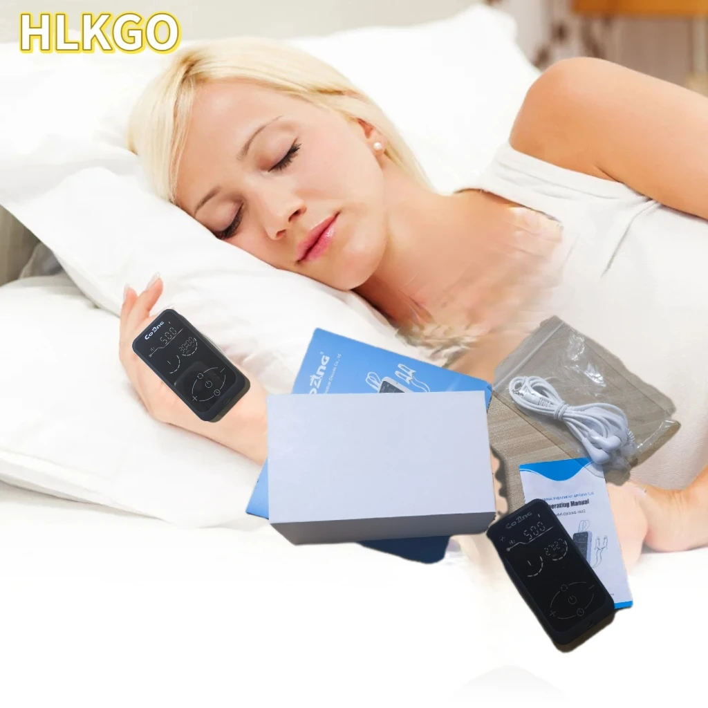 

Advanced CES Device with Patented Waveform for Sleep Anxiety Pain Relief Portable Home Equipment