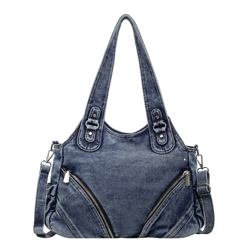

New Style Large Capacity Tote Bag Women Vintage Casual Shoulder Crossbody Bag Multifunctional Commuter Handbag Daily Work Bags