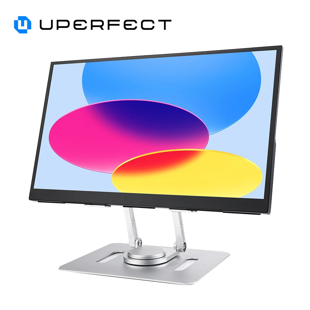 UPERFECT Aluminum Monitor Stand Adjustable Multi-Angle Holder Fits A Variety Of Monitors Up To 15.6 16.0 17.3 18 Inches