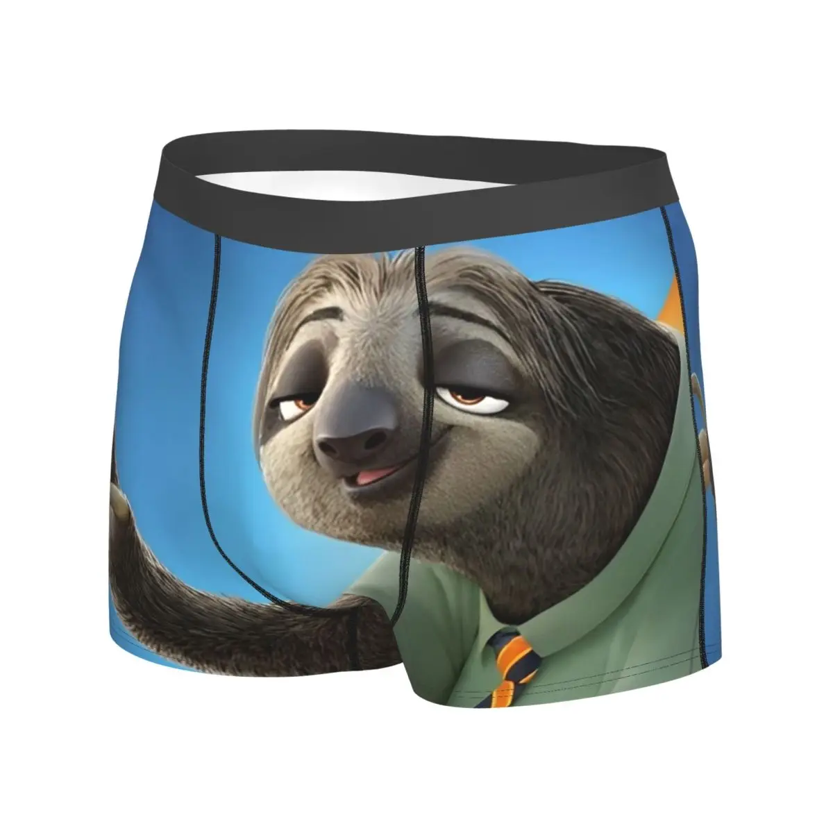 أنيمي Zootopia الكرتون الملاكم السراويل الحقيبة الملابس الداخلية رائجة البيع الطباعة السراويل ملخصات مريحة الذكور سراويل كبيرة الحجم