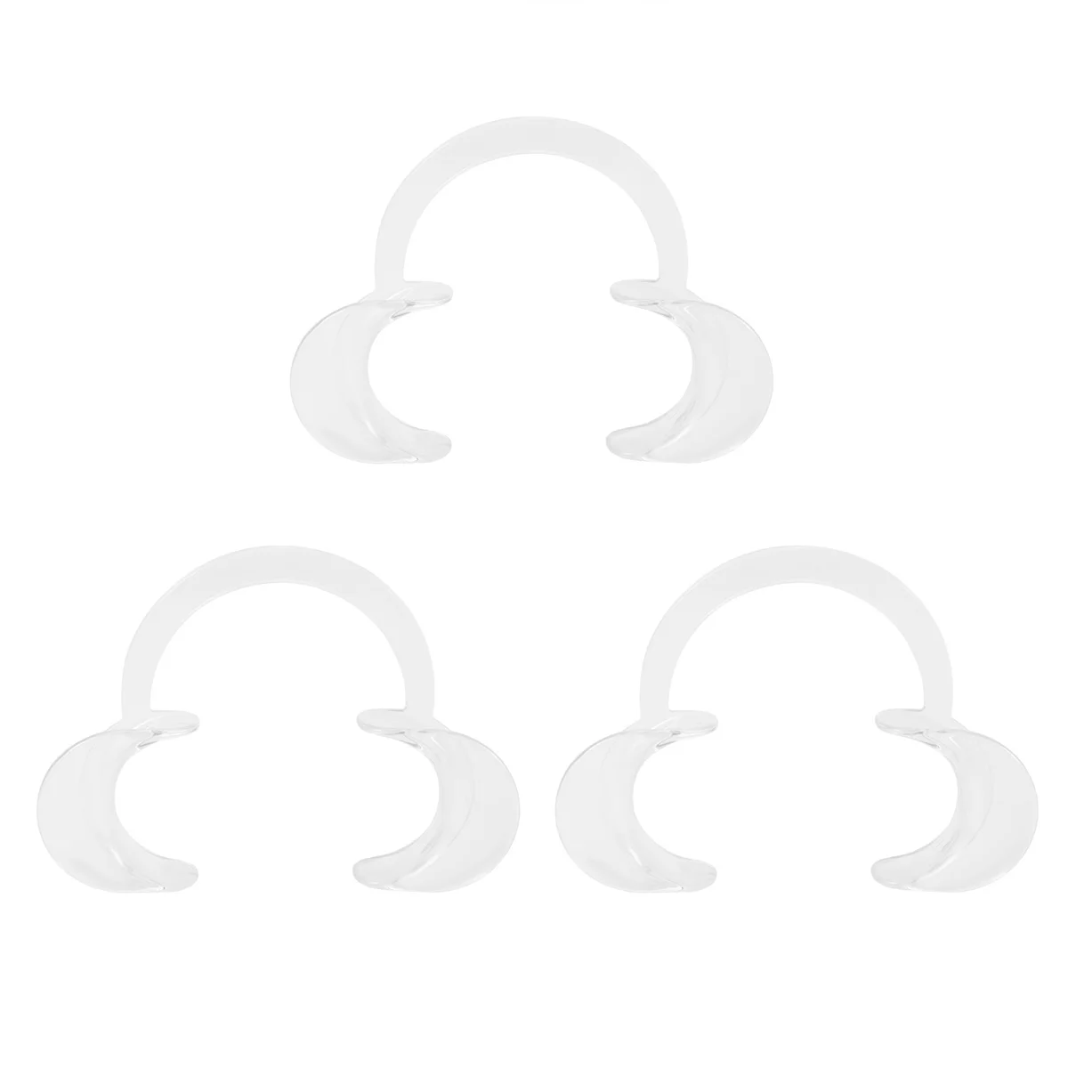 3 uds Autoclavable Dental blanqueamiento Dental labio y mejilla Retractor dentista abridor de boca uso repetido, S