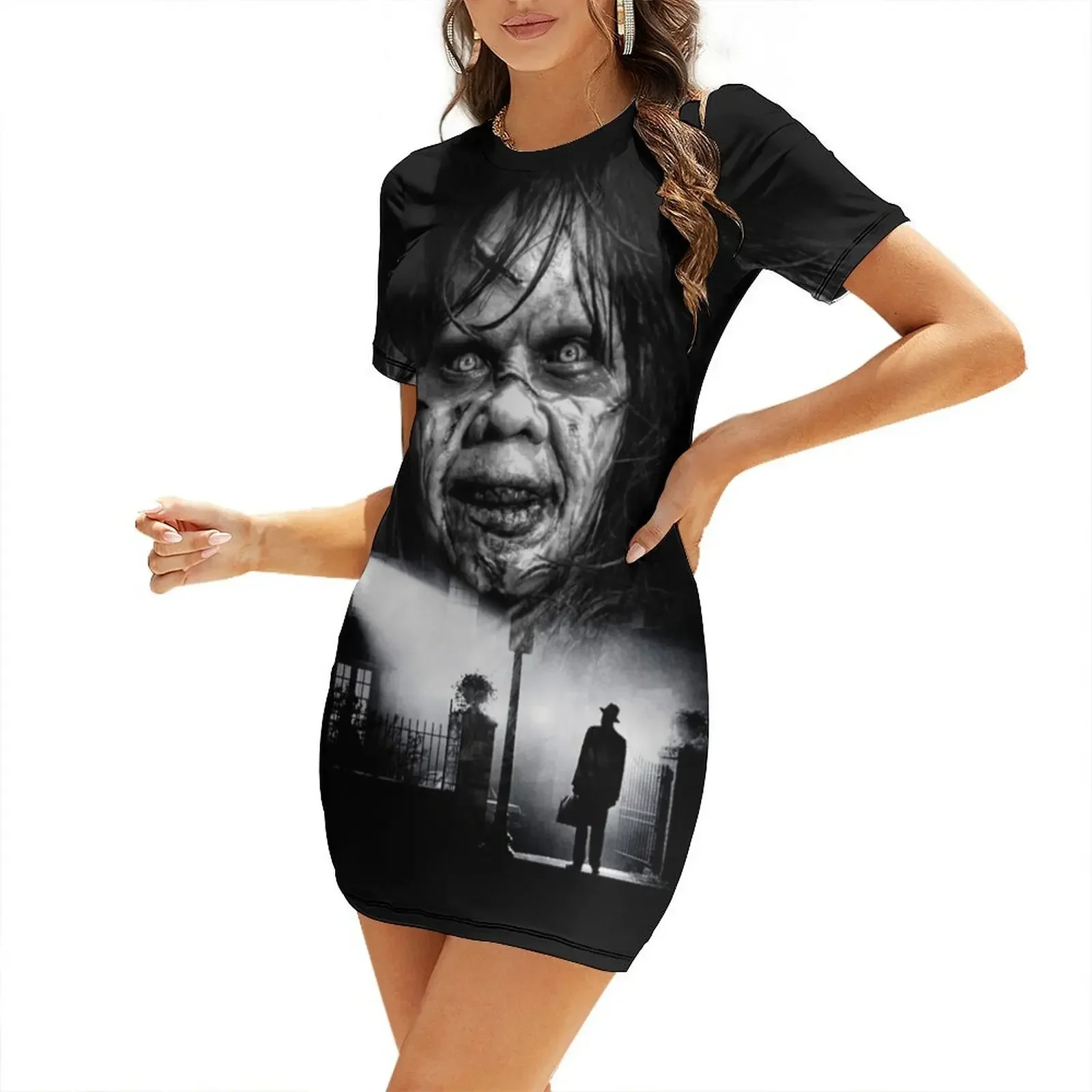 

The Exorcist Short-Sleeved Dress Dress for pregnant women summer dresses ladies 2026 ladies dresses for women 2026