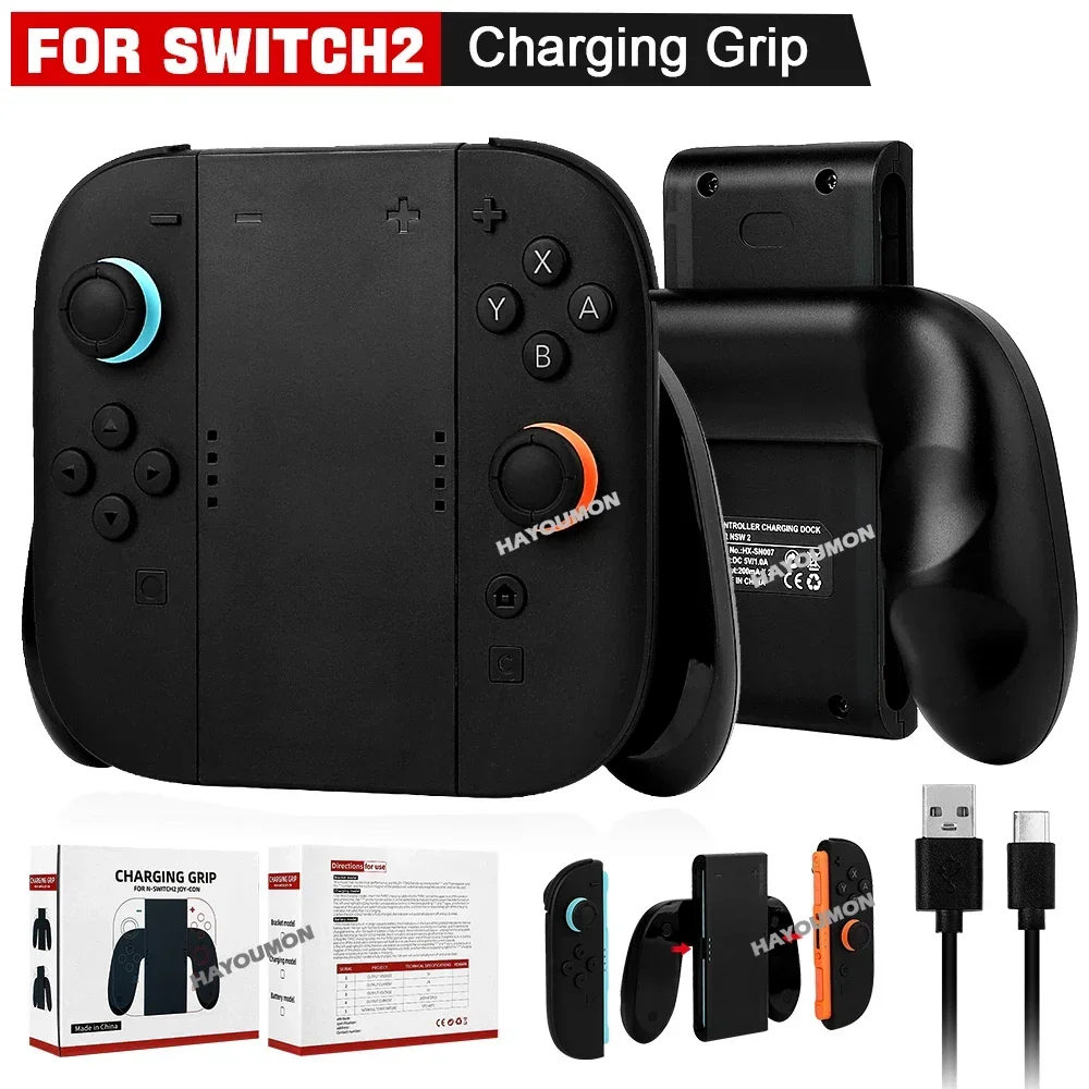 for NS2 Gaming Accessories For Switch 2 Charger Grip Bracket for NS2 Joystick Controller Grip Handle Portable Charging Station - view 2