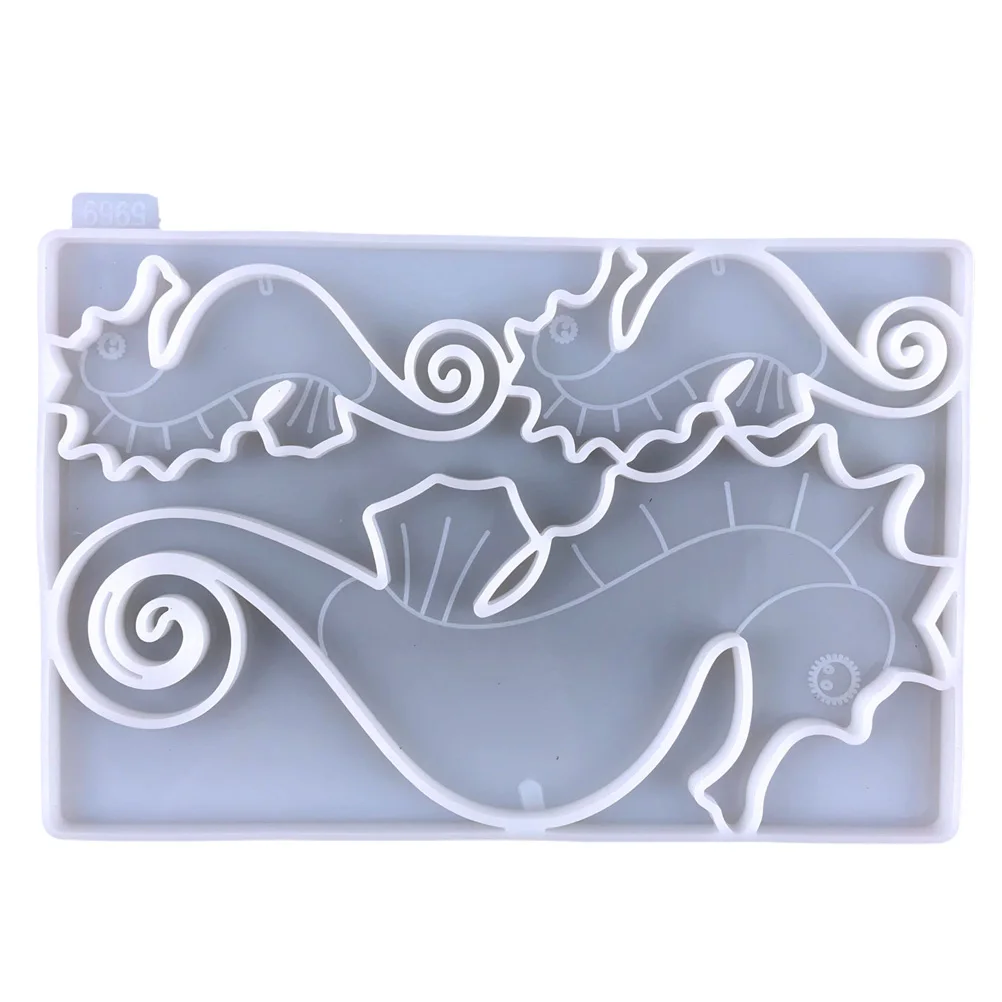 

Seahorse Wall Decoration Silicon Molds Animal Silocone Casting Life White Epoxy