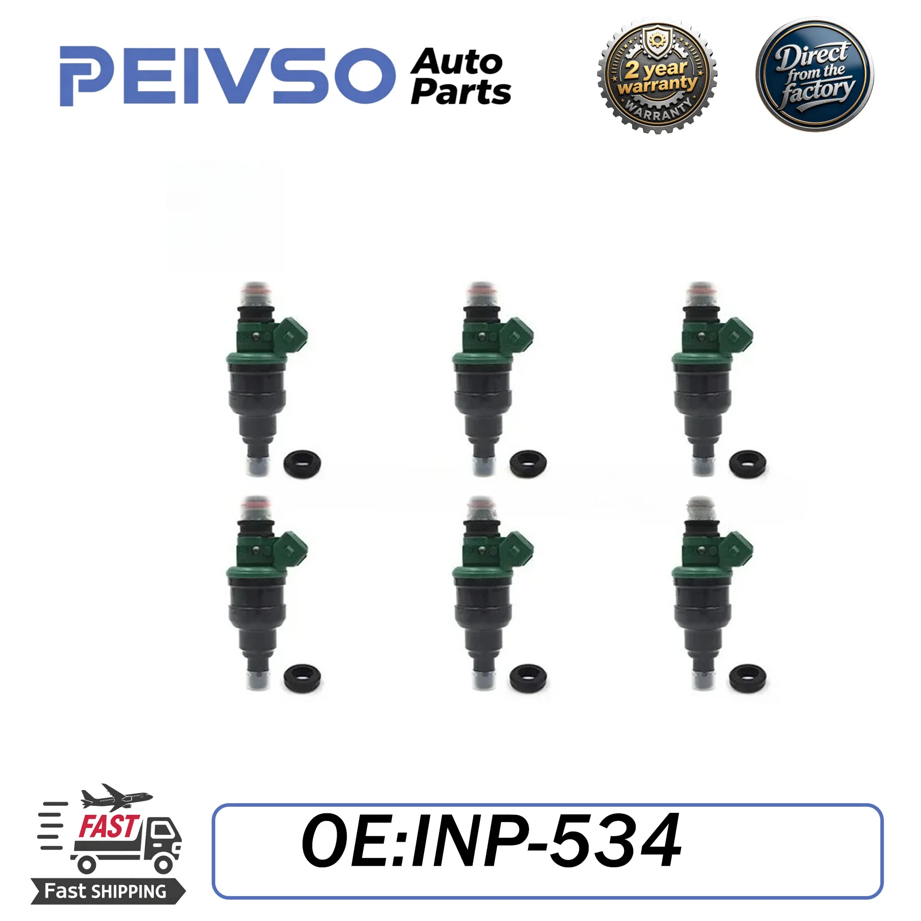 

INP-534 High Quality Fuel Injector For Mitsubishi Montero 3.5L V6 1994-1996 INP534 SDH240 MD189021 6PCS/Lot