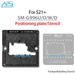 AMAOE G996 Middle Layer Reballing Stencil Template For Samsung S21+ SM-G996U G996O G996W G996D S Positioning Plate Tin Net