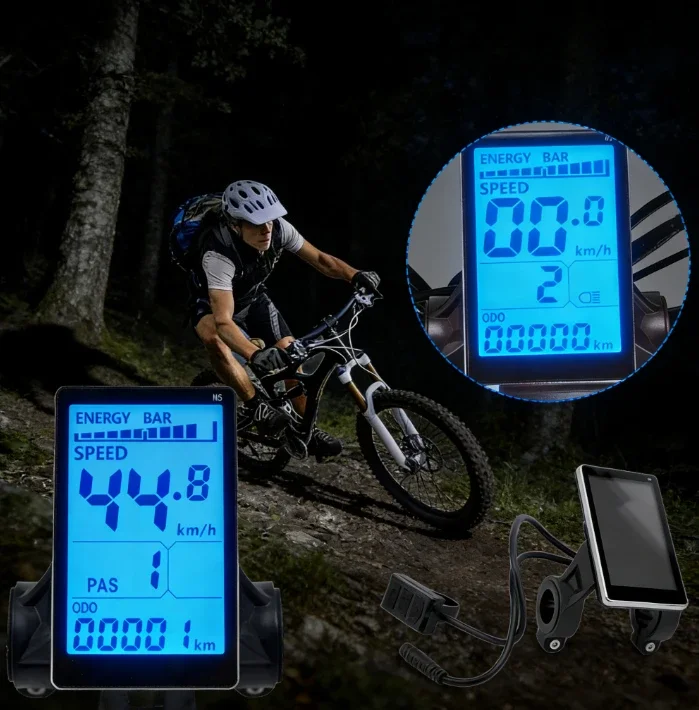 

Дисплей электрического велосипеда OUXI V8, 24 В-60 В, 500 Вт, для скутера Fat EBike 1,0/2 шт. Замена приборной панели ЖК-дисплея версии 0/3.0/4.0