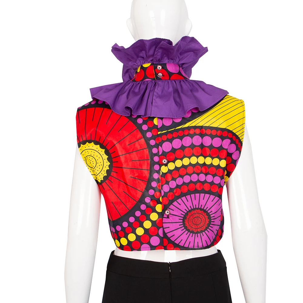 Bazin Riche africano nuevo Collar falso collares falsos para mujer accesorios de ropa clásica cuello falso de algodón para mujer SP038