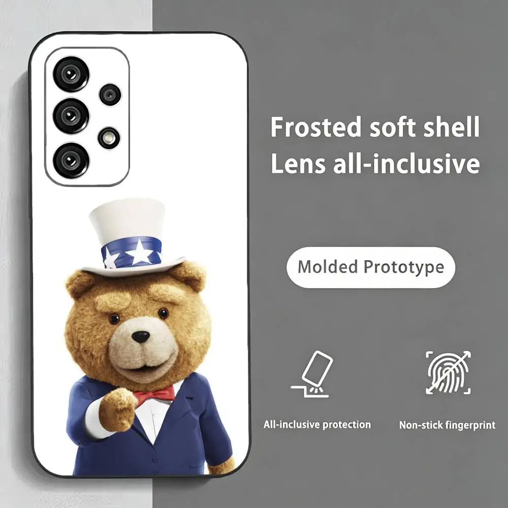 Cute T-Teddy B-BearS Movie T-Ted  Phone Case For Samsung S25,S24,S21,S22,S23,S30,Ultra,S20,Plus,Fe,Soft Silicone Black Cover view 6