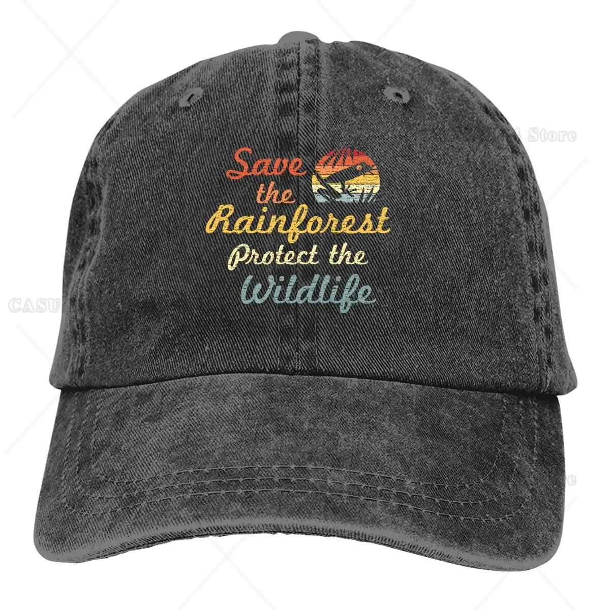 Save The Rainforest Protect The Wildlife Baseball Cap Men Hats Women Visor Protection Snapback Frog Caps