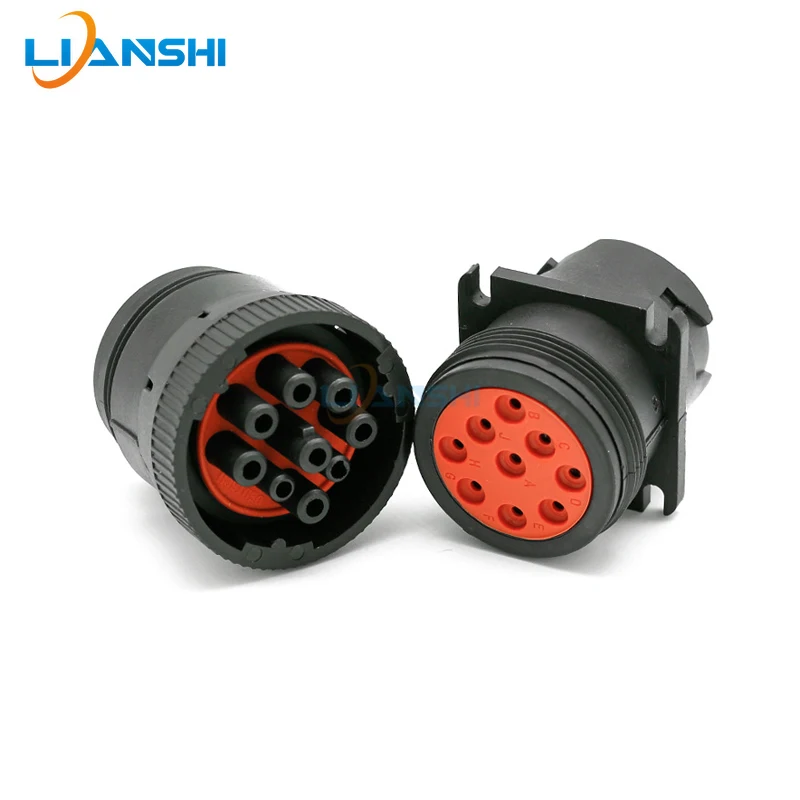 

HD16-9-1939S automotive 9-pin connector male and female waterproof connector HD10-9-1939P