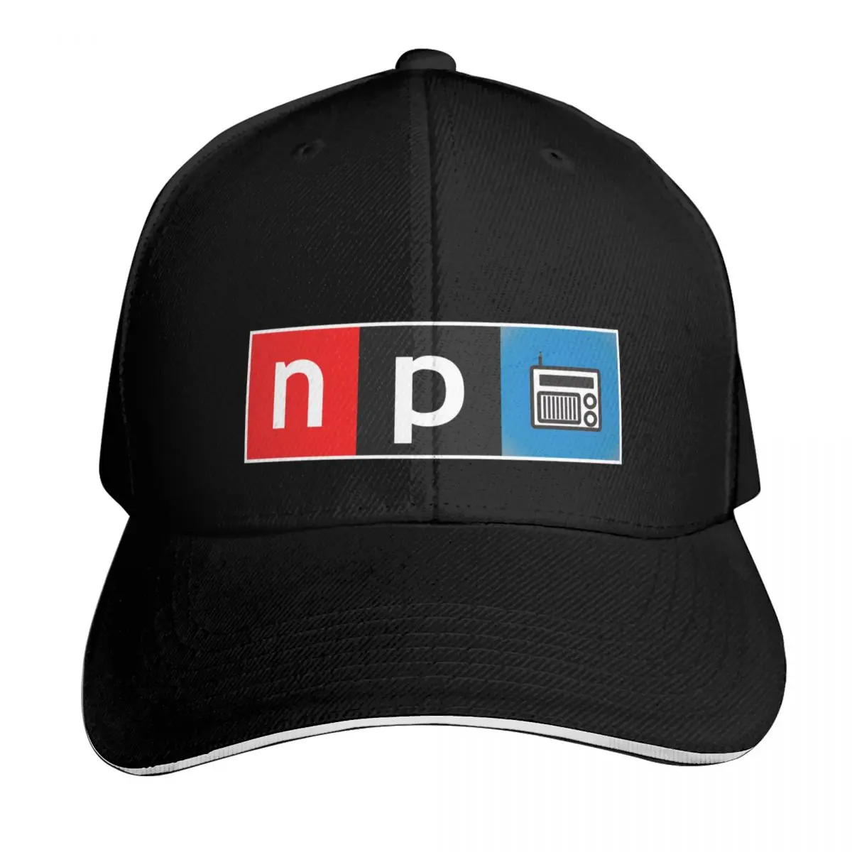 

National Public Radio Baseball Cap fun hats Christmas Hat Big Size Hat Sun Cap Men's Caps Women's