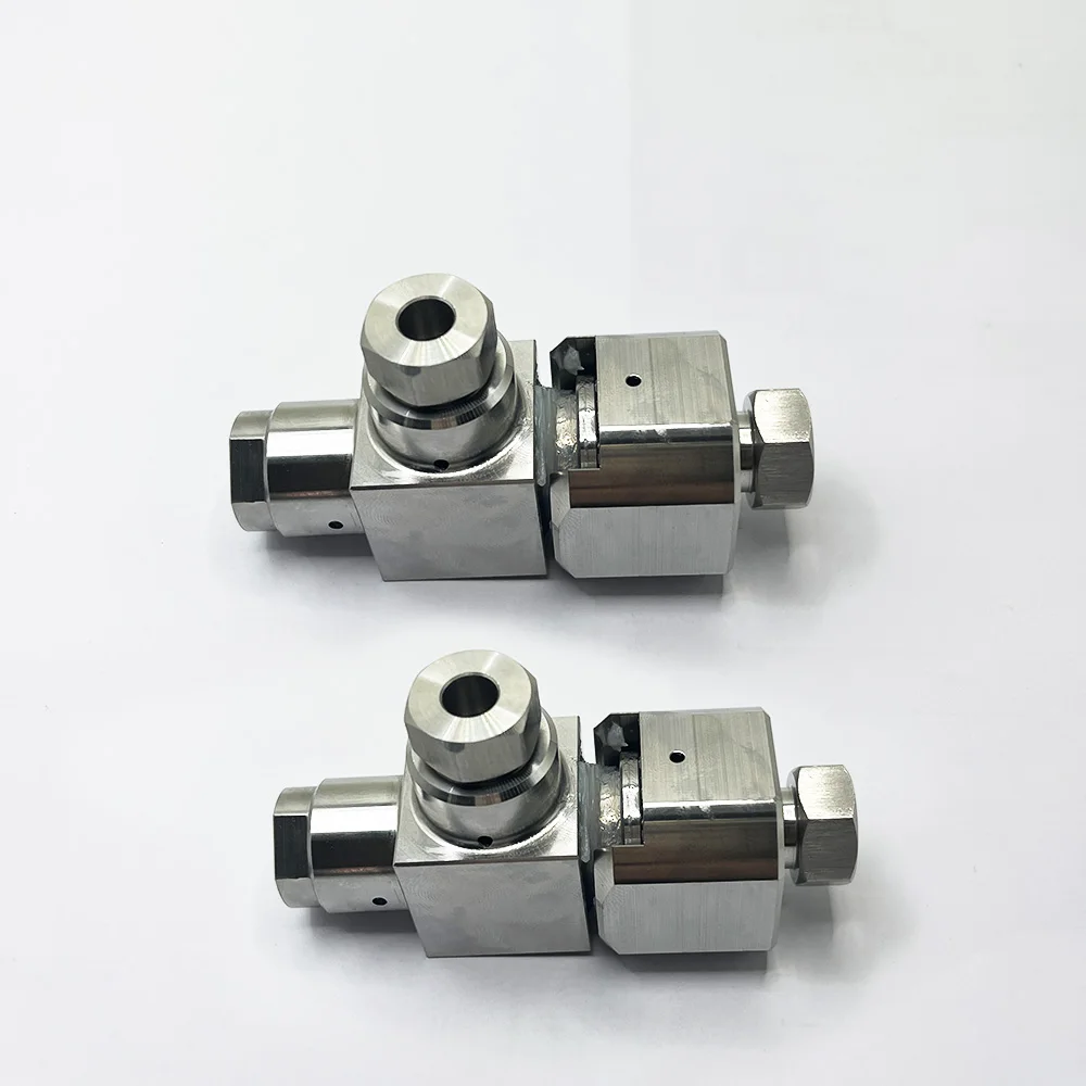 Waterjet Cutter Head 55K 1/4" 5-Axis AC Axis H.P Swivel Assembly Water Jet Cutting Parts 1/4 90 Degree Rotary Joint 60K C-5155-1