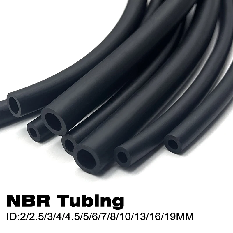 

Топливный шланг из нитриловой резины NBR, внутренний диаметр 2, 2.5, 3, 4, 4.5, 5, 6, 7, 8, 10, 13, 16, 19 мм, для дизельного топлива, бензина, воды, трубка для двигателя автомобиля/мотоцикла