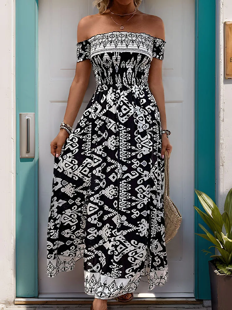 

New Style Halter Neck Split Dress