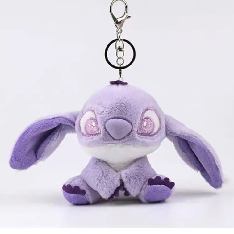 Stitch bambola di peluche 3 colori ragazza colore posteriore ciondolo borsa coppia bambola carina zaino portachiavi ciondolo regalo festival di Natale