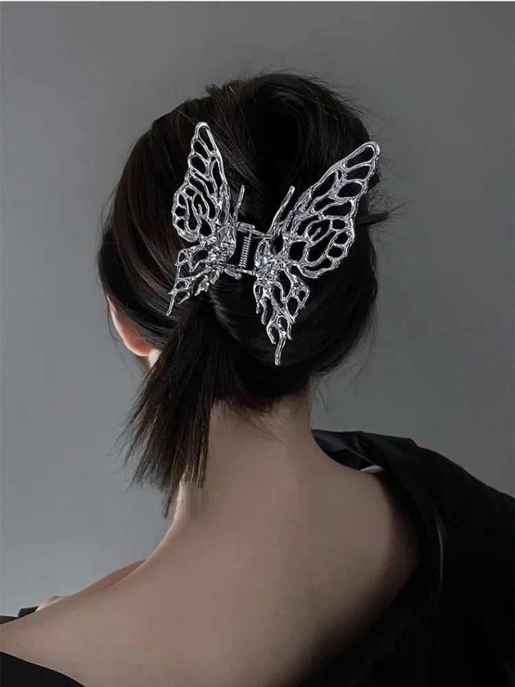 Vintage insect hairpin Butterfly Moth hairpin Vintage Gothic haute couture Ladies fashion personality exquisite jewelry