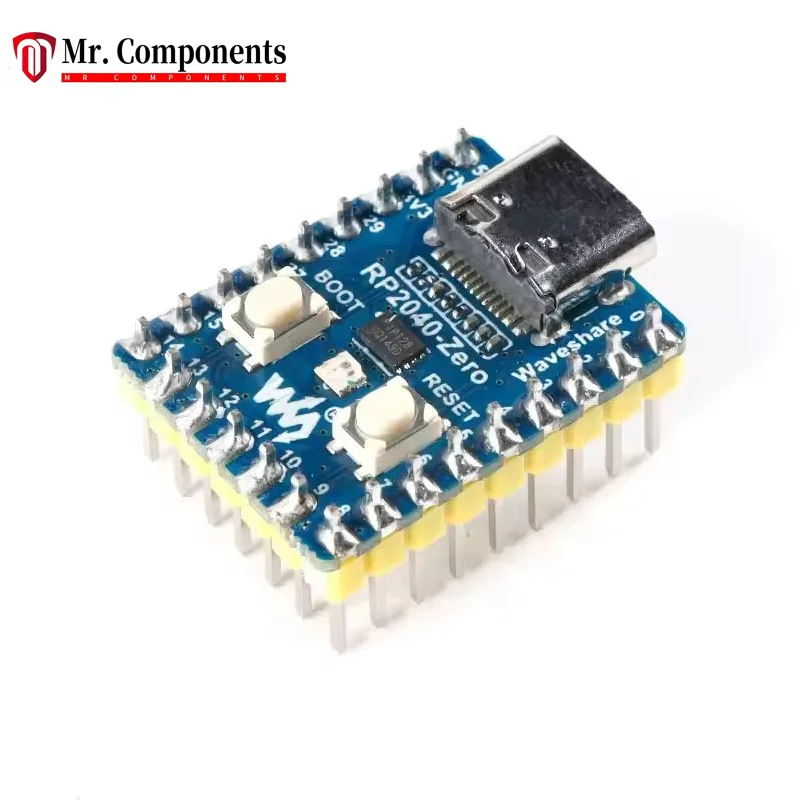 1PCS RP2040-Zero RP2040 for Raspberry Pi Microcontroller PICO Development Board Dual-core Cortex M0+ Processor 2MB Flash New