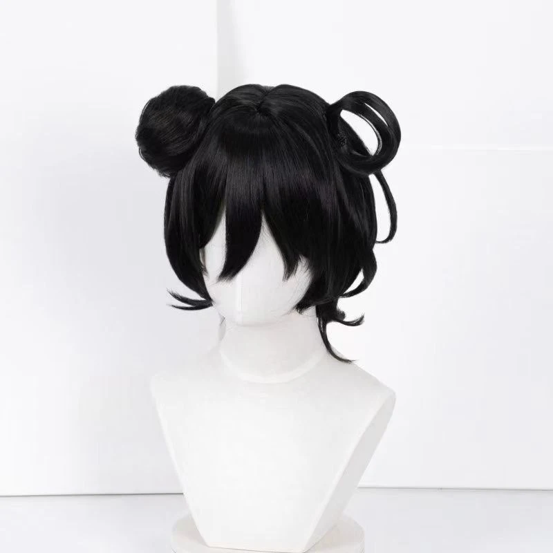 Gioco The Seventh Day's Strange Cos Parrucca modellante Li Yuting Ruolo Simulazione Copricapo Festival musicale Lady Copricapo Panino Acconciatura