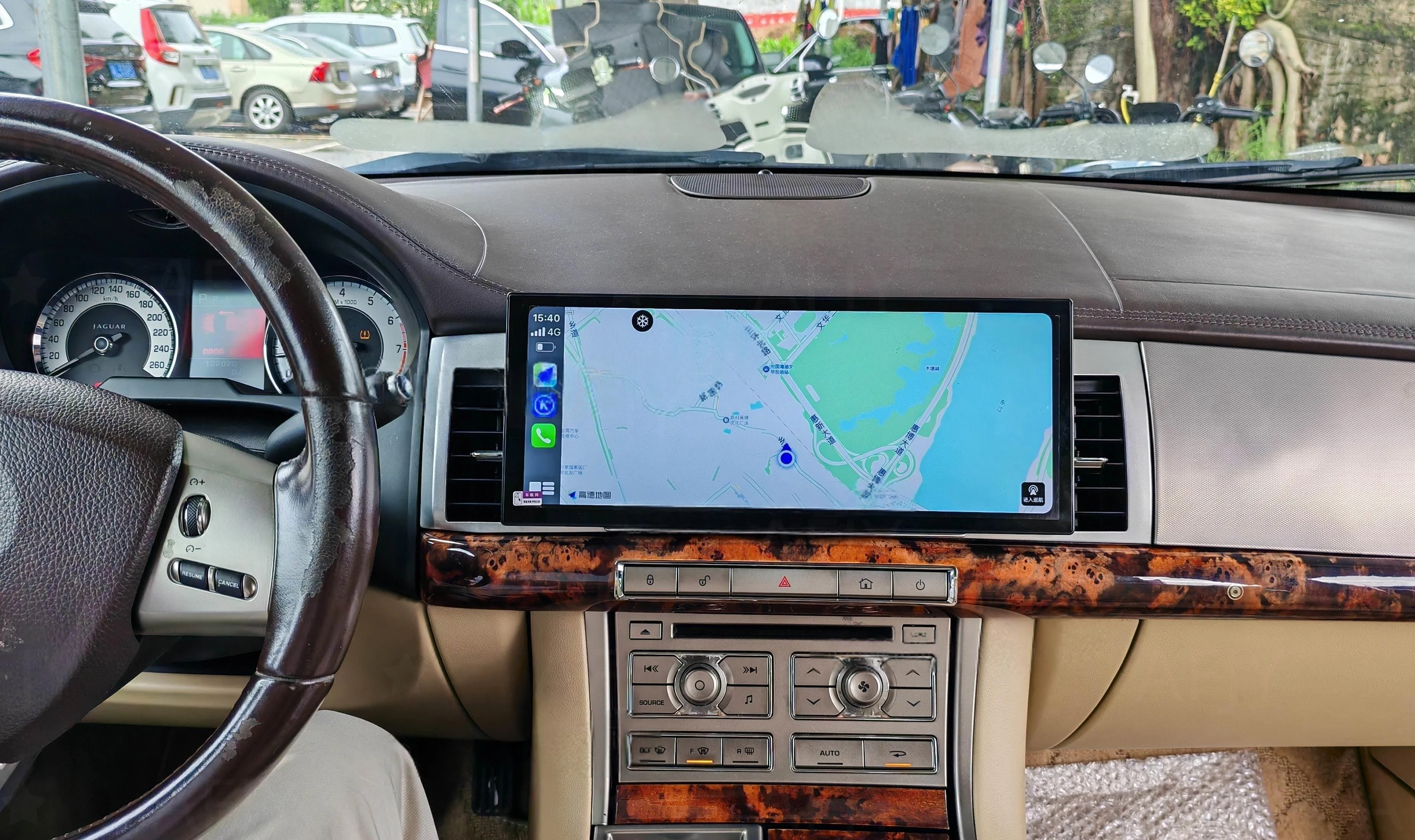 Android Auto Touch Screen For Jaguar XF 2008-2015 Wireless CarPlay GPS Navigation Auto Stereo Multimedia Video Player Head Unit