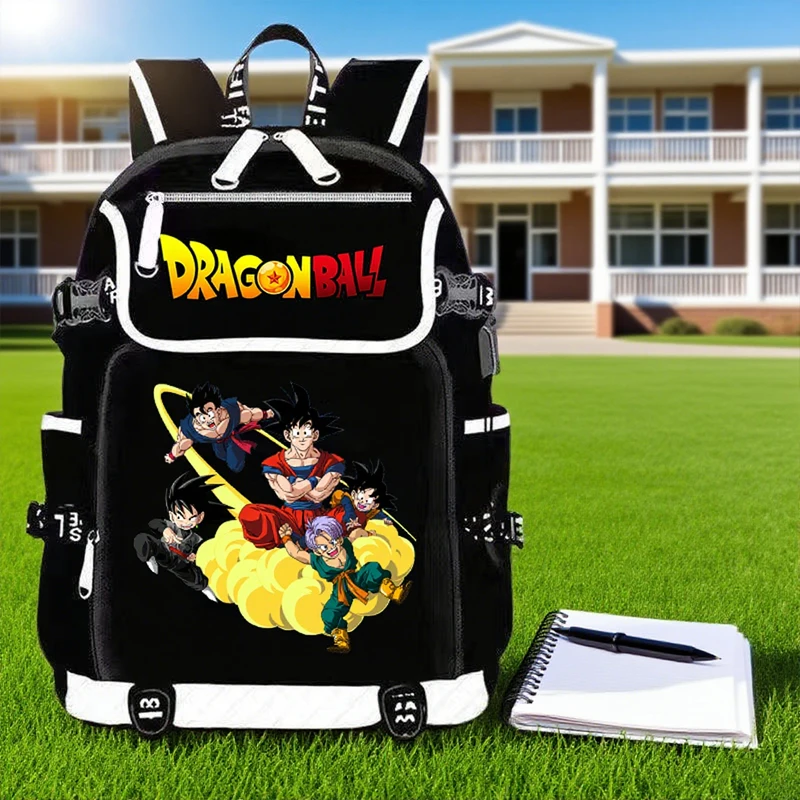 

Dragon Ball Backpack Moisture Absorbing Breathable Student Backpack Large Capacity Multi Zone Backpack Children's Birthday Gift