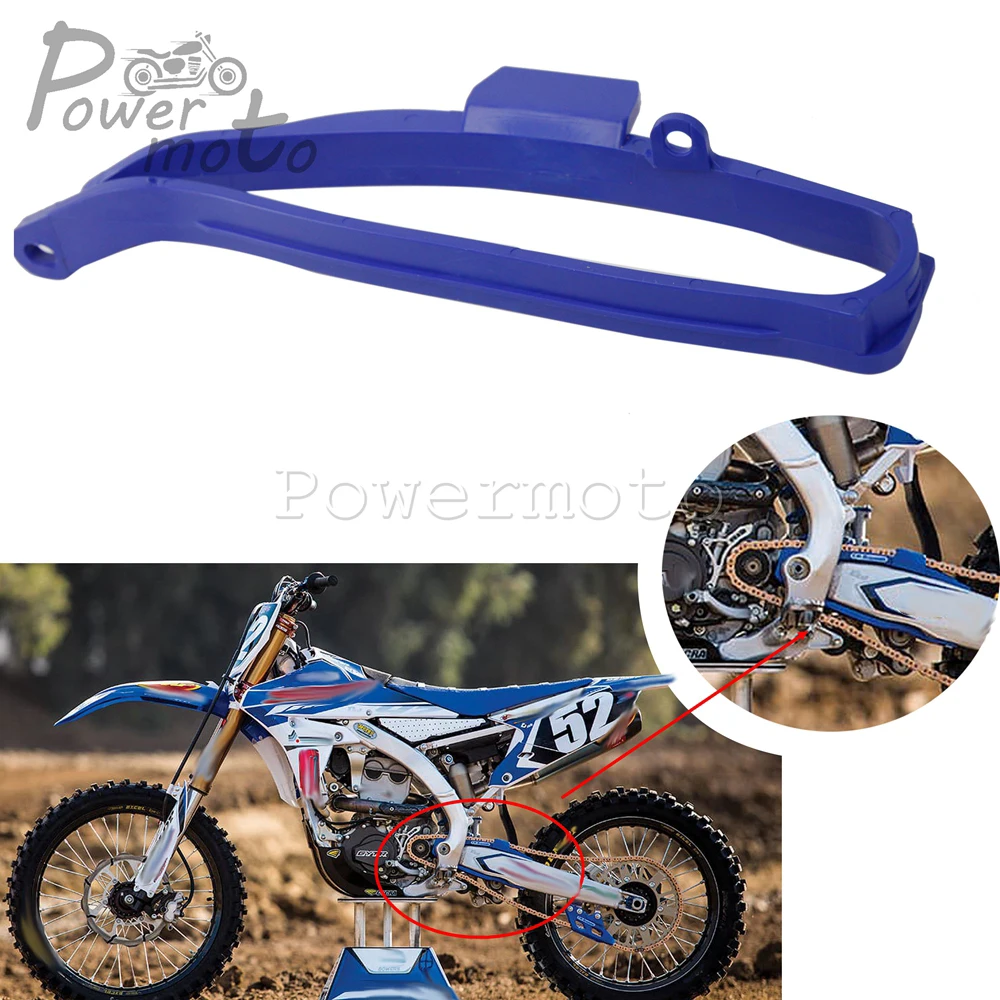 Blauwe Motorcross Swingarm Gids Beschermer Ketting Schuifregelaar Beschermer Voor Yamaha Yz250f Yz450f 2009-2019 Yz250fx Yz450fx 2019