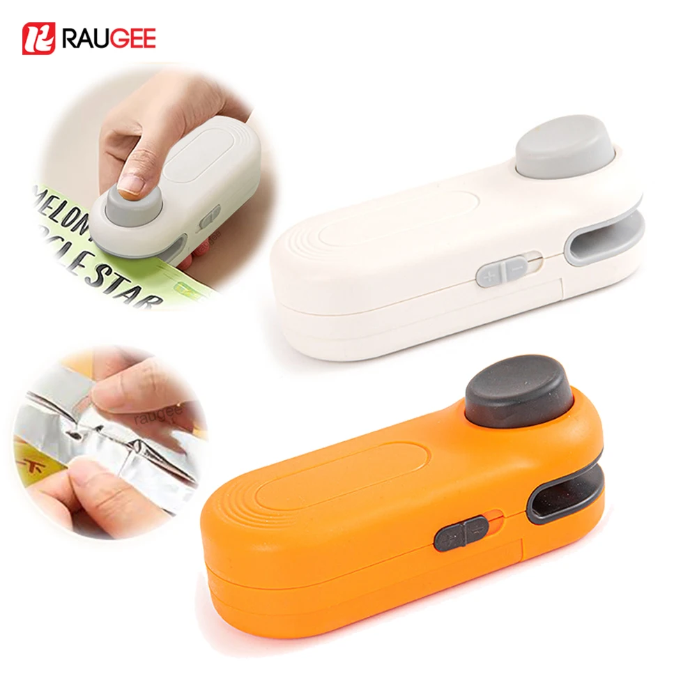 Mini máquina de selagem de sacos de calor, selador de pacotes, selador de alimentos de plástico térmico, mini máquina portátil de selagem de alimentos