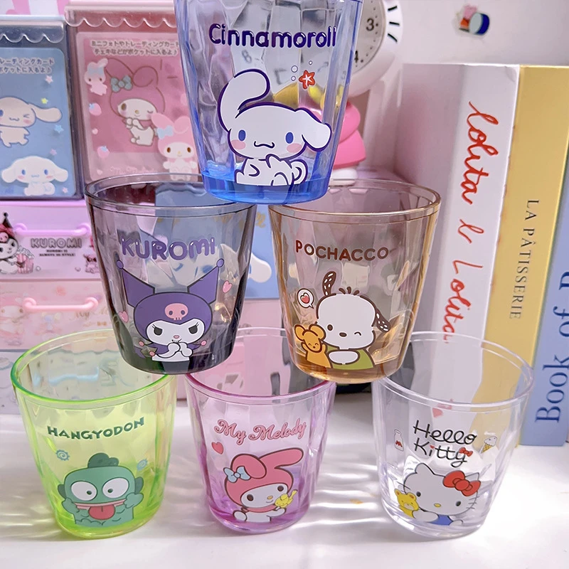 New Cute Cartoon Hello Kitty Thickened Food Grade Plastic Cup Dual Purpose Drinking Water Mug Bathroom Tooth Brushing Mouthwash view 3